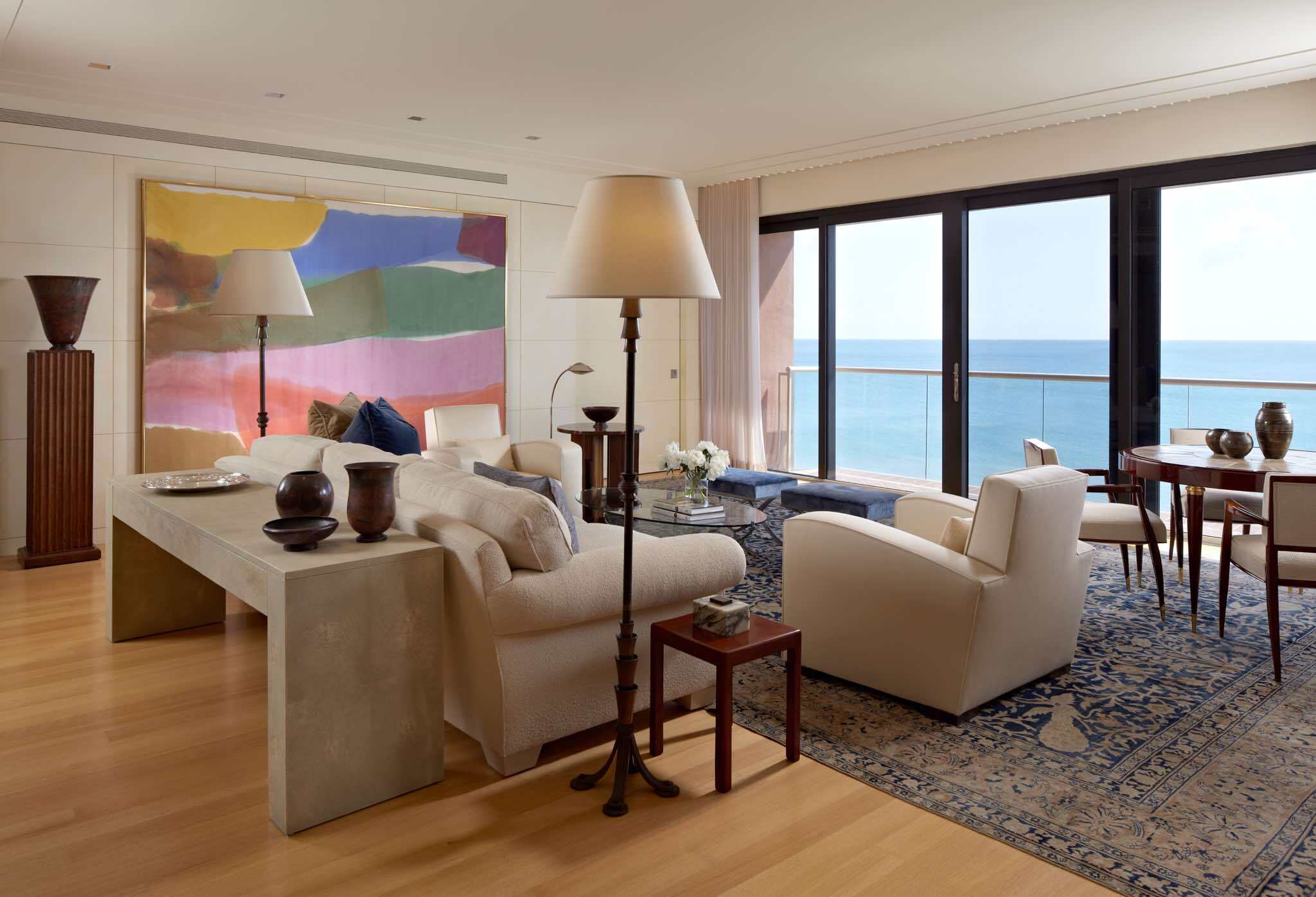 living room designed by Bruce Bierman