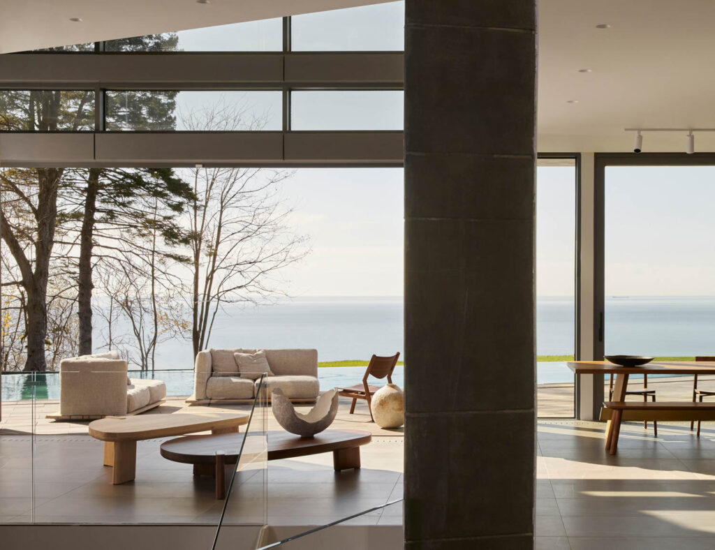 view of the indoor outdoor space